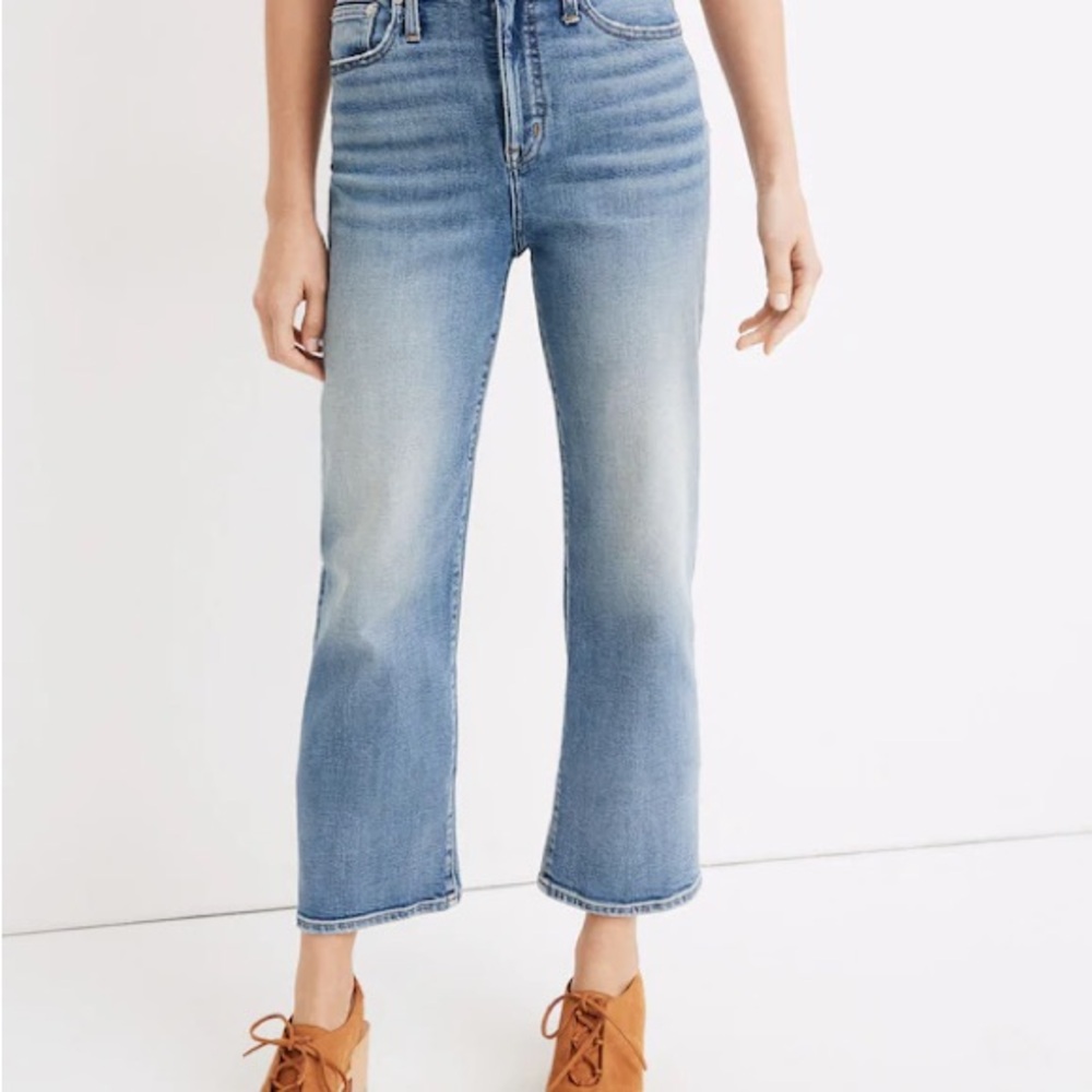 Madewell Slim Wideleg Crob Jeans